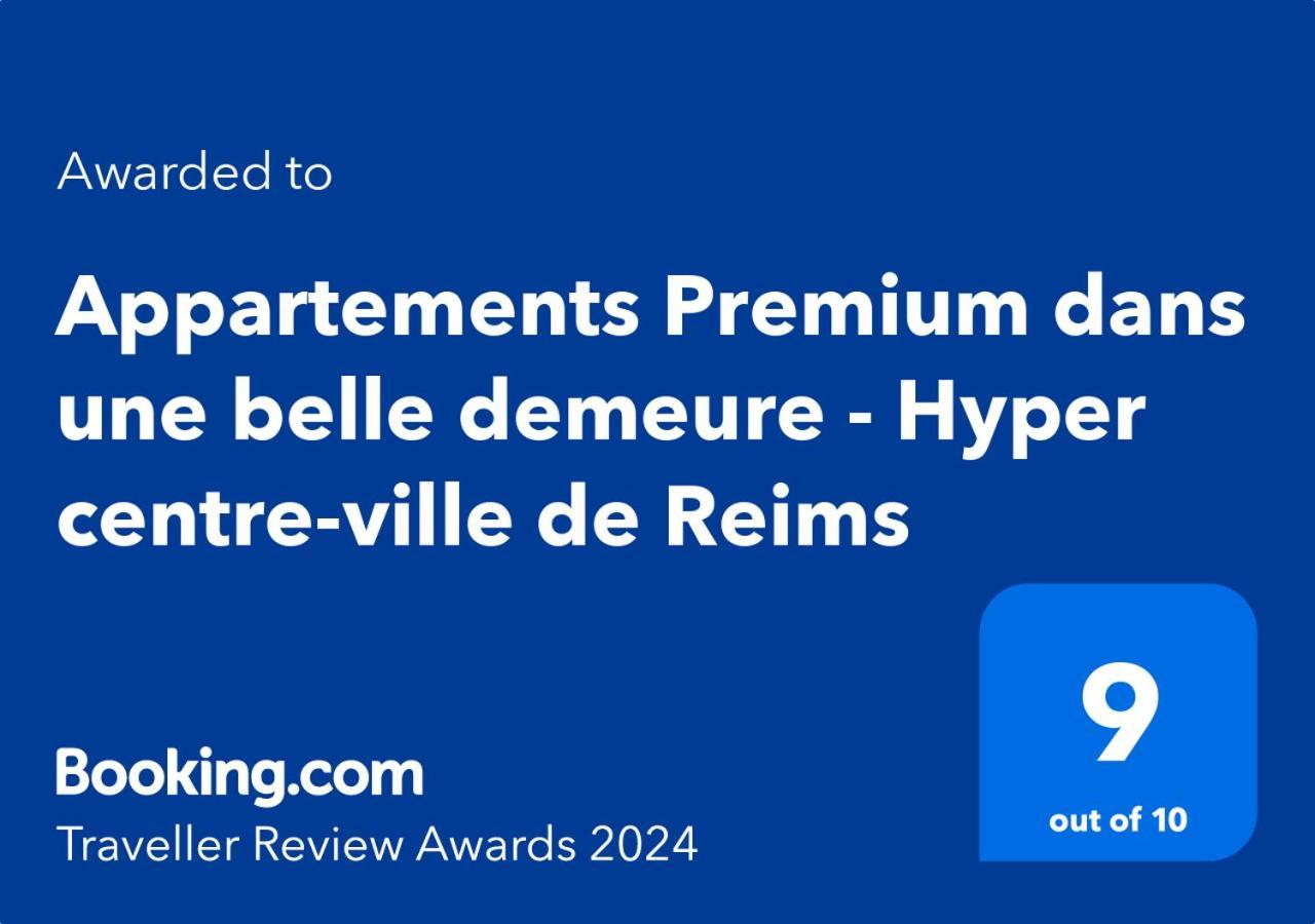 Appartement Premium Dans Une Belle Demeure - Hyper Centre-Ville De Reims Exteriör bild